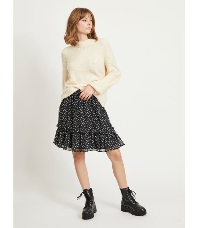 VILA VICELIMA HW SKIRT/SU Black