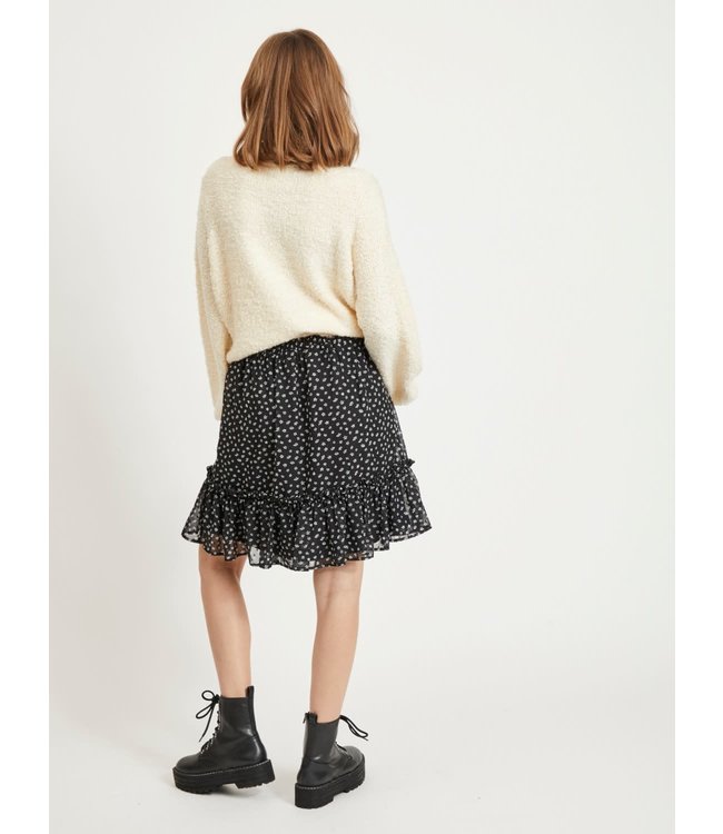 VILA VICELIMA HW SKIRT/SU Black
