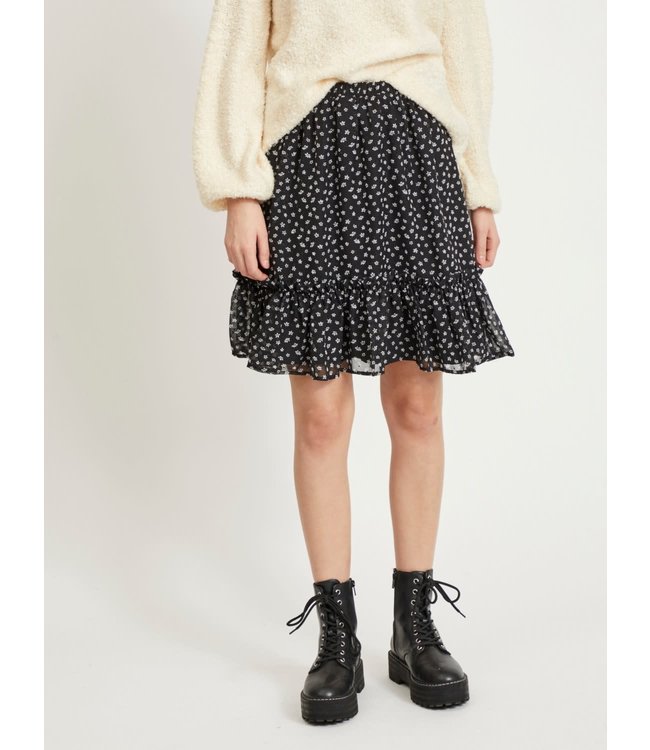 VILA VICELIMA HW SKIRT/SU Black