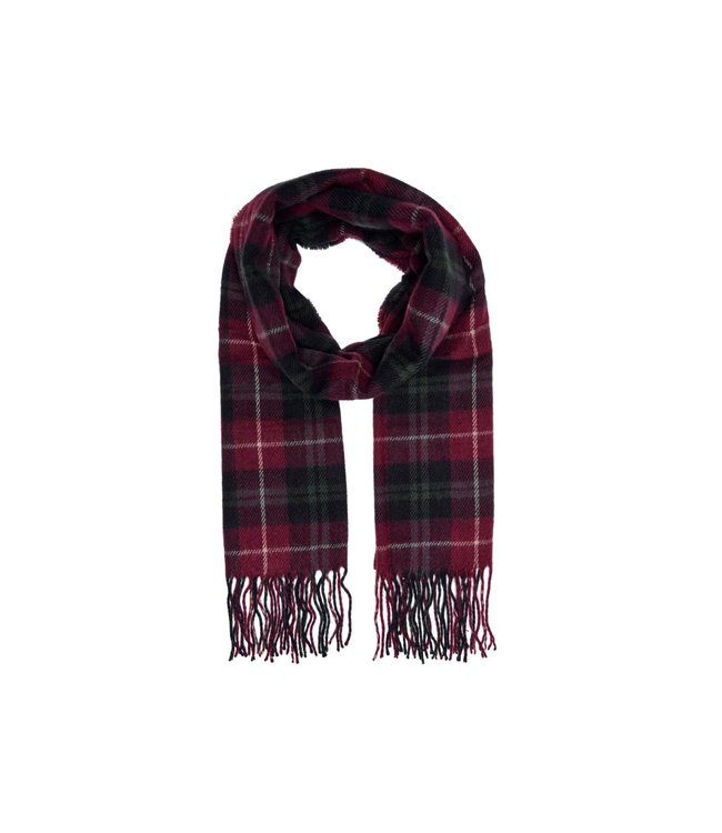 Only & Sons Only & Sons onsCARLOS CHECK SCARF Wine