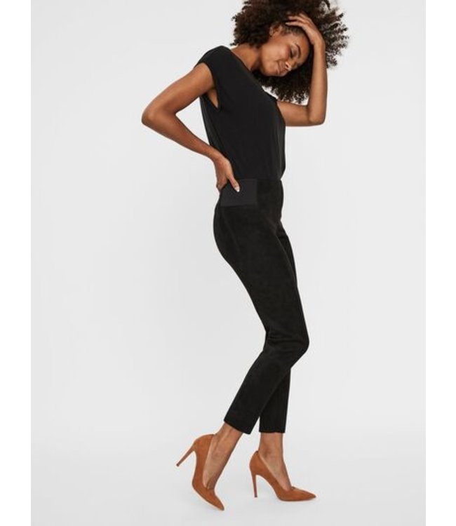 VERO MODA CURVE VMCAVA NW FAUX SUEDE LEGGING JRS CURVE