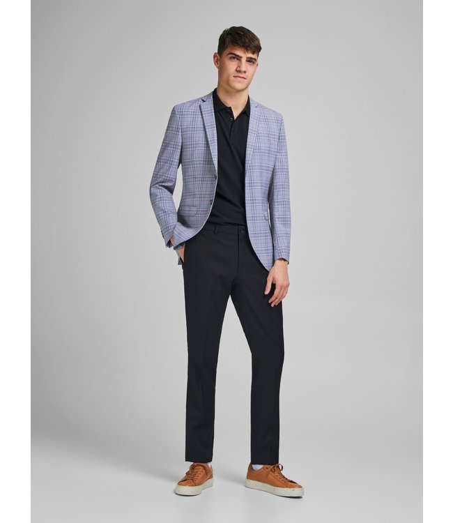 Jack & Jones JPRSOLARIS SPRING CHECK BLAZER B-12 GREY MELANGE