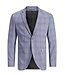 Jack & Jones JPRSOLARIS SPRING CHECK BLAZER B-12 GREY MELANGE