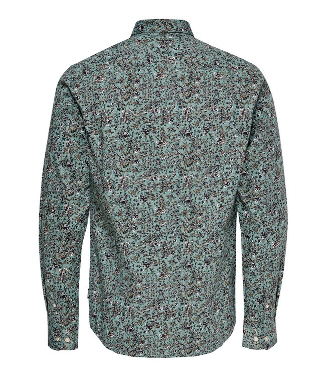 Only & Sons ONSBART LIFE LS ORGANIC FLORAL SHIRT