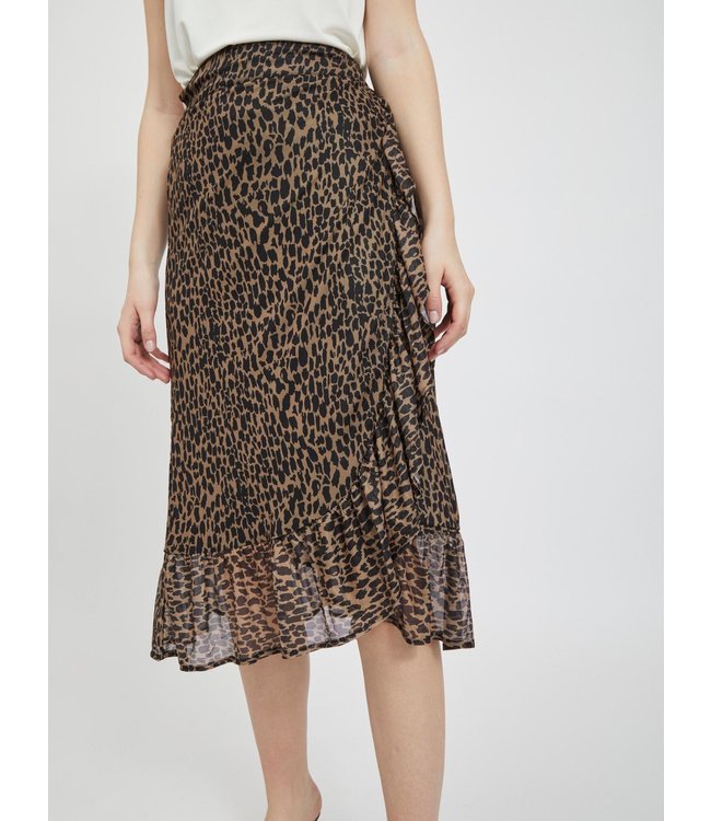 VILA VIVOLETTE HW ANKLE SKIRT- FAV LUX