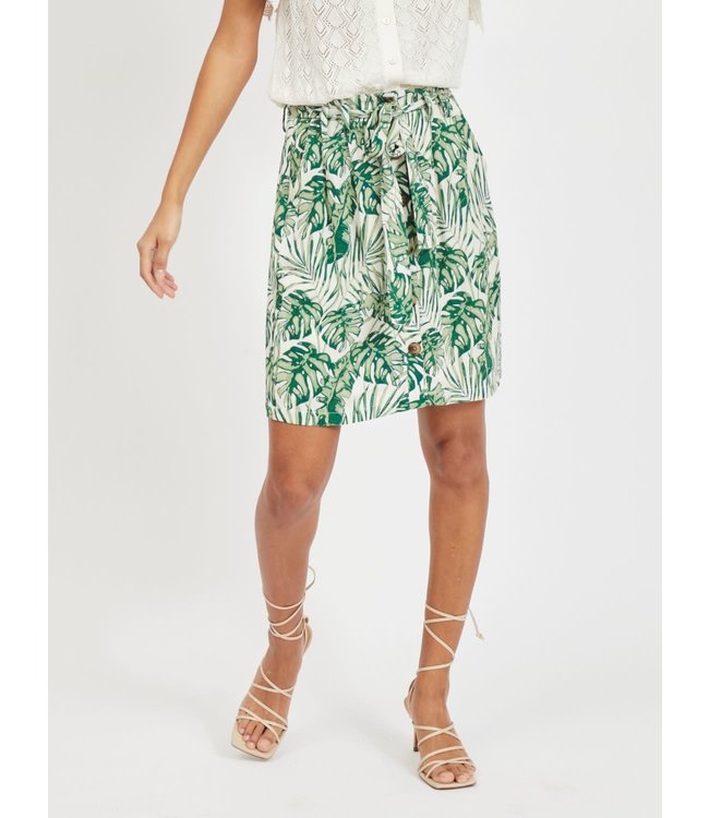 VILA VISANNE HW BUTTON SKIRT/SU