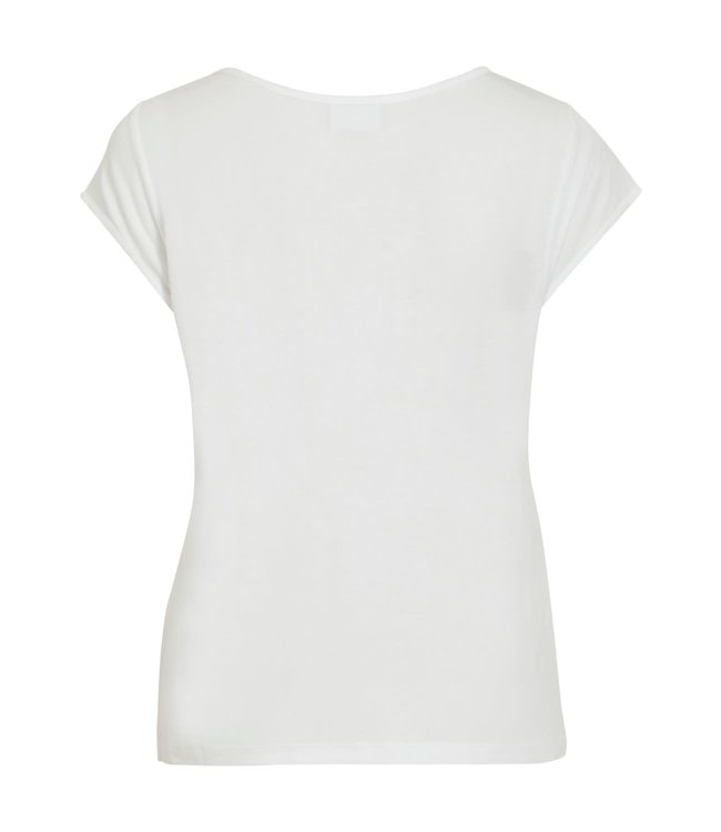 VILA VITRESSY DETAIL V-NECK S/S TOP/SU