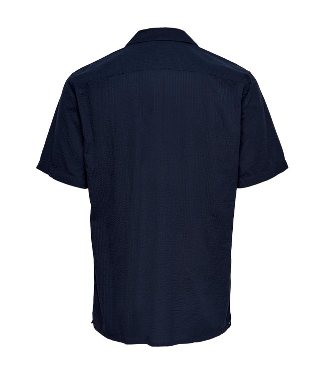 Only & Sons ONSSTEVE LIFE SS SEERSUCKER REG SHIRT