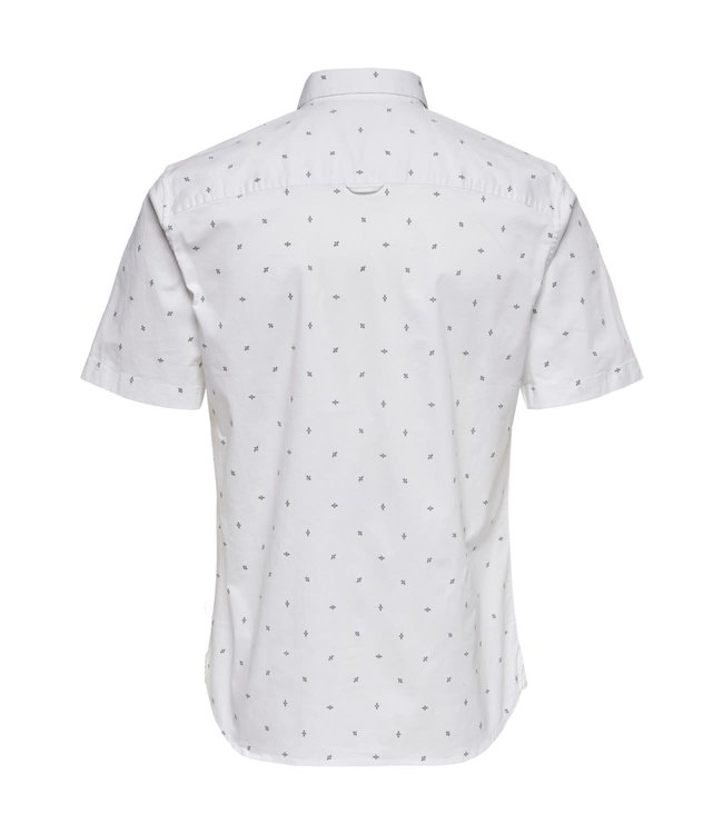 Only & Sons ONSTROY LIFE SS DITSY CHAMBRAY SHIRT