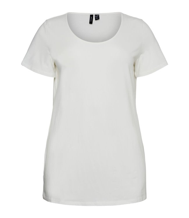VERO MODA CURVE VMPAXI SS SOFT U-NECK - S CURVE