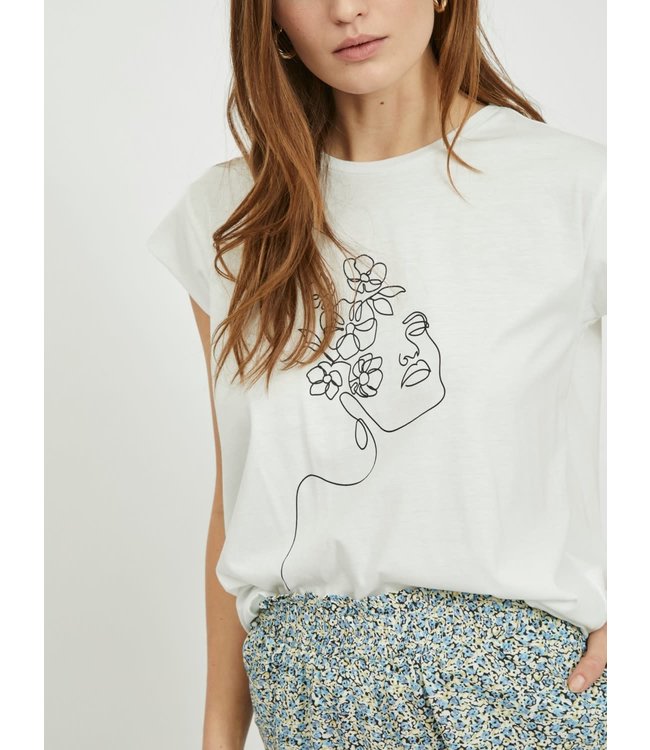 VILA VIDREAMERS LADY CAP SLEEVE TOP/SU