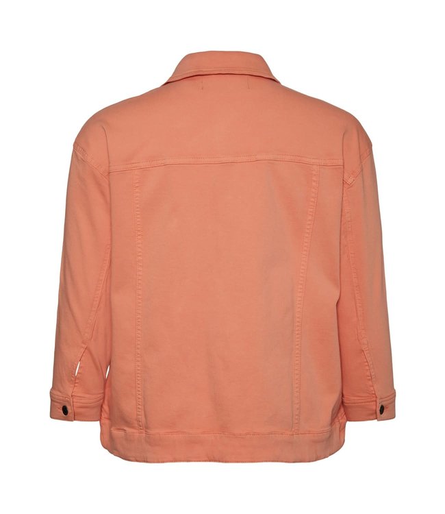 VERO MODA CURVE VMBIBBI LONG DENIM JACKET - K CURVE GA