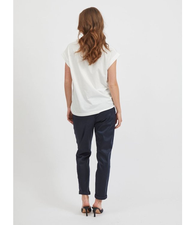 VILA VIHAPPI O-NECK S/S FRONT PRINT T-SHIRT