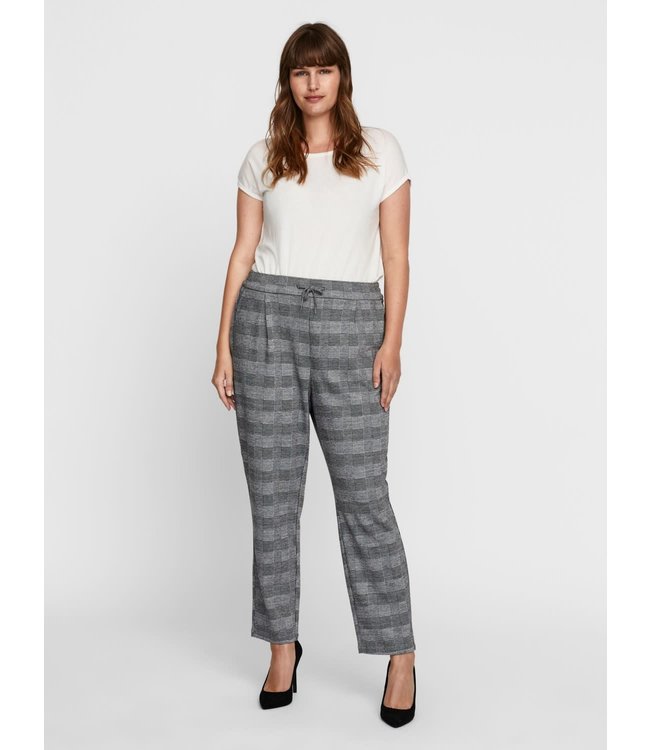 VERO MODA CURVE VMALLINAEVA CHECK PANT - S CURVE