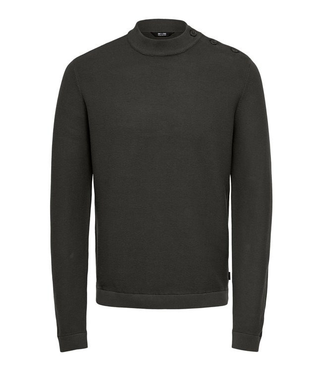 Only & Sons ONSWALDER LIFE BUTTON DETAIL CREW