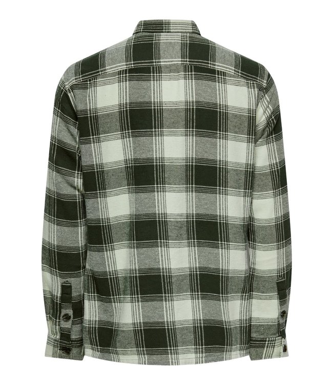 Only & Sons ONSNADAL LIFE LS REG FLANNEL CHECK SHIRT