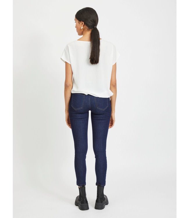 VILA VISKINNIE GY RW SKINNY JEANS DBD/SU