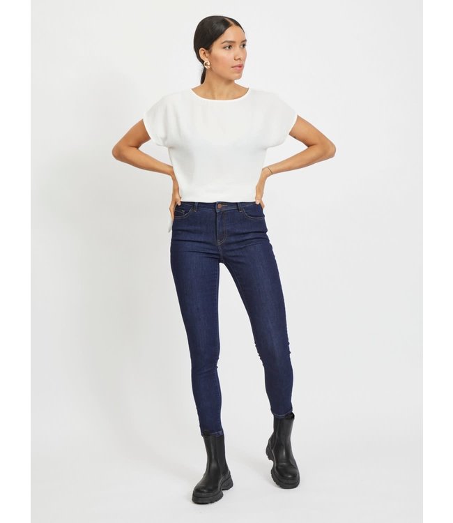 VILA VISKINNIE GY RW SKINNY JEANS DBD/SU