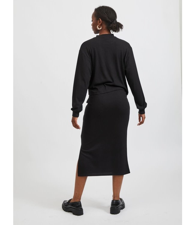 VILA VIRIBBI HW SLIT SKIRT/SU/TB