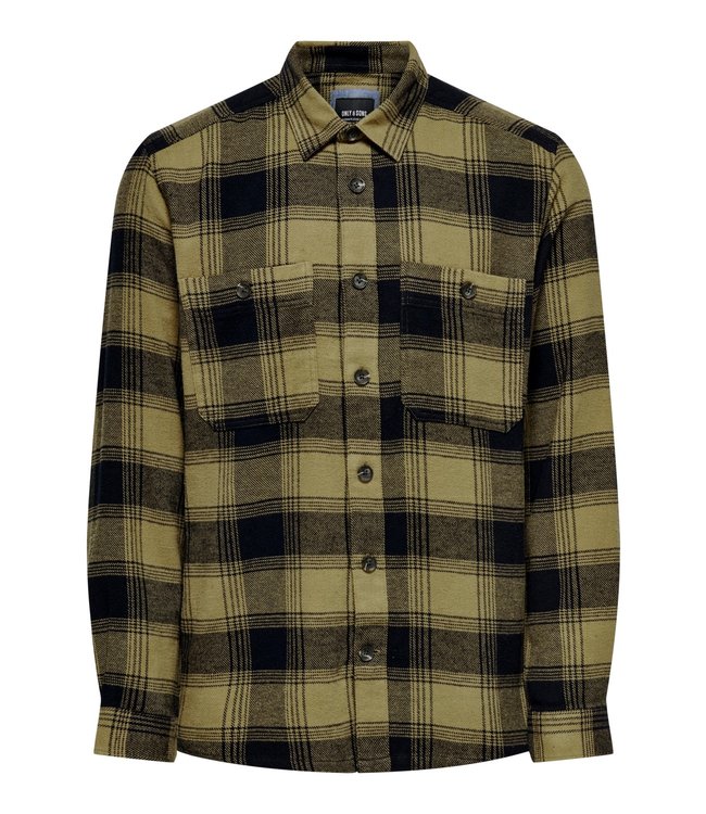 Only & Sons ONSNADAL LIFE LS REG FLANNEL CHECK SHIRT