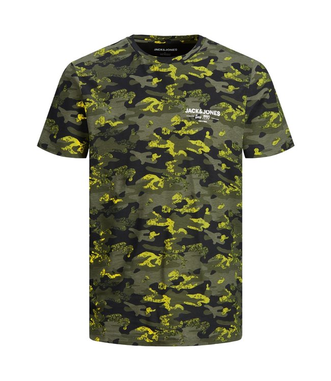 Jack & Jones Junior JJSOLDIER AOP TEE SS CREW NECK JR