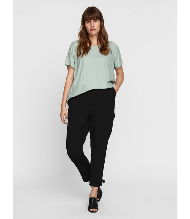 VERO MODA CURVE VMBACA SS BLOUSE - K CURVE