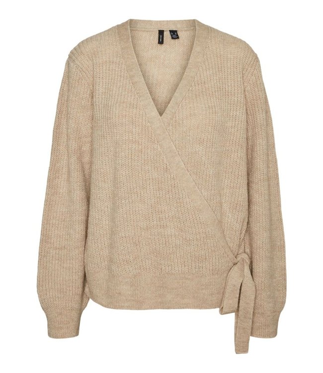 VERO MODA CURVE VMVILMA WRAP KNIT CARDIGAN - S CURVE