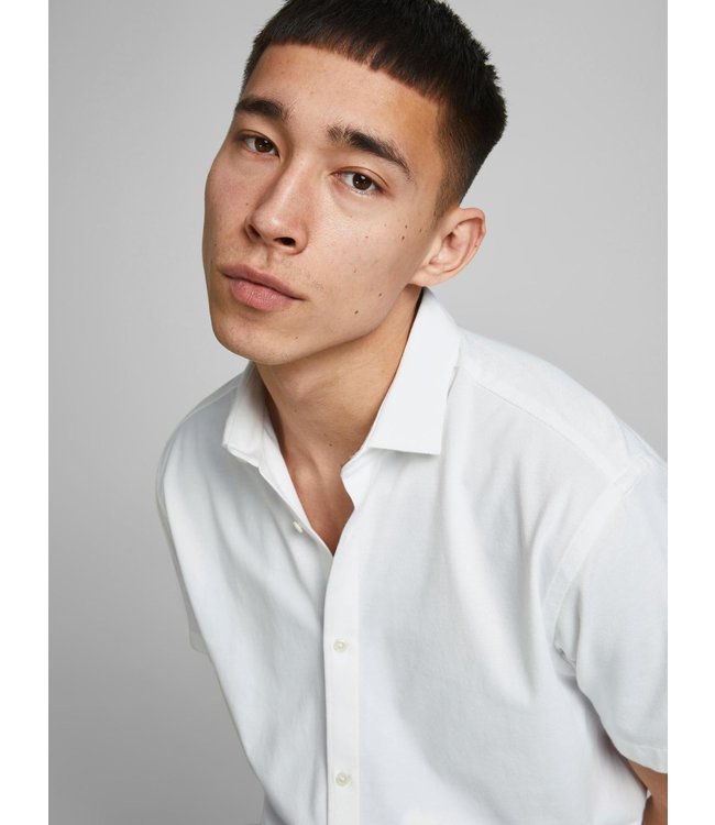 Jack & Jones JPRBLAPLAIN PIQUE SHIRT S/S