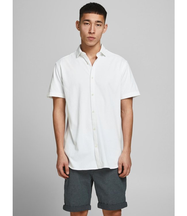 Jack & Jones JPRBLAPLAIN PIQUE SHIRT S/S