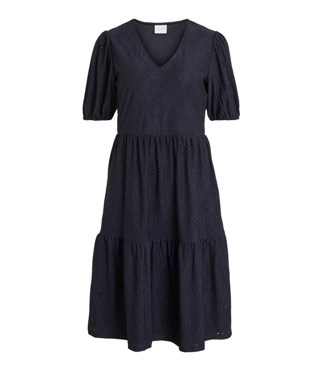 VILA VILACEI 2/4 V-NECK DRESS