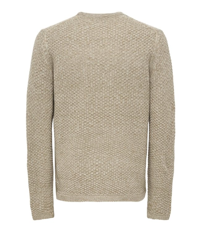 Only & Sons ONSLOCCER 7 STRUC CREW NECK KNIT