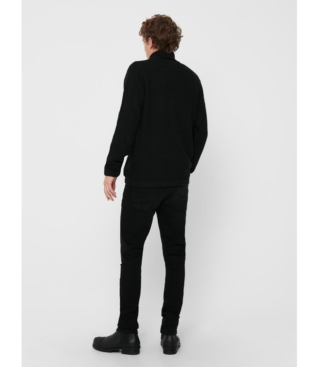 Only & Sons ONSLOCCER 3 STRUC HIGH NECK KNIT
