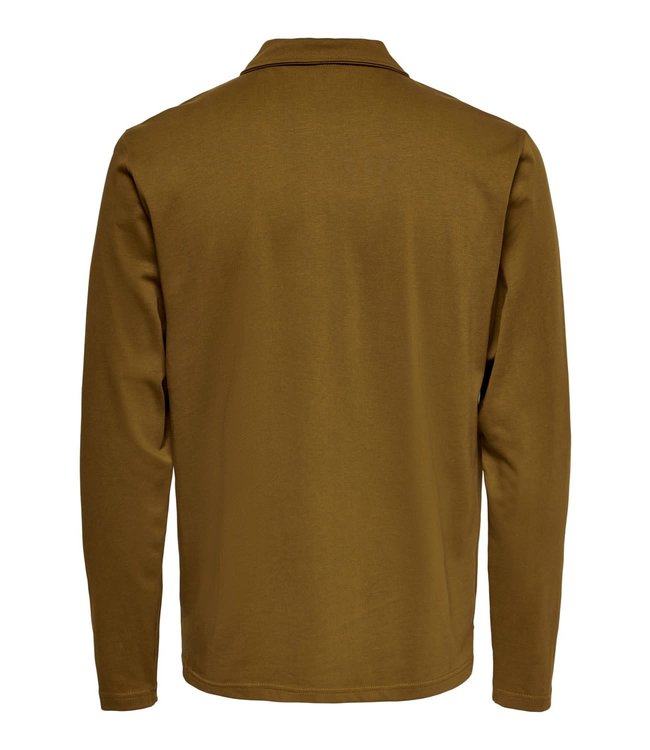 Only & Sons ONSVOLKER LIFE REG POCKET 1/4 ZIP LS TEE