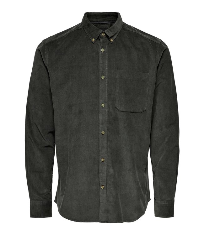 Only & Sons ONSNIGEL LIFE LS ORGANIC REG CORD SHIRT