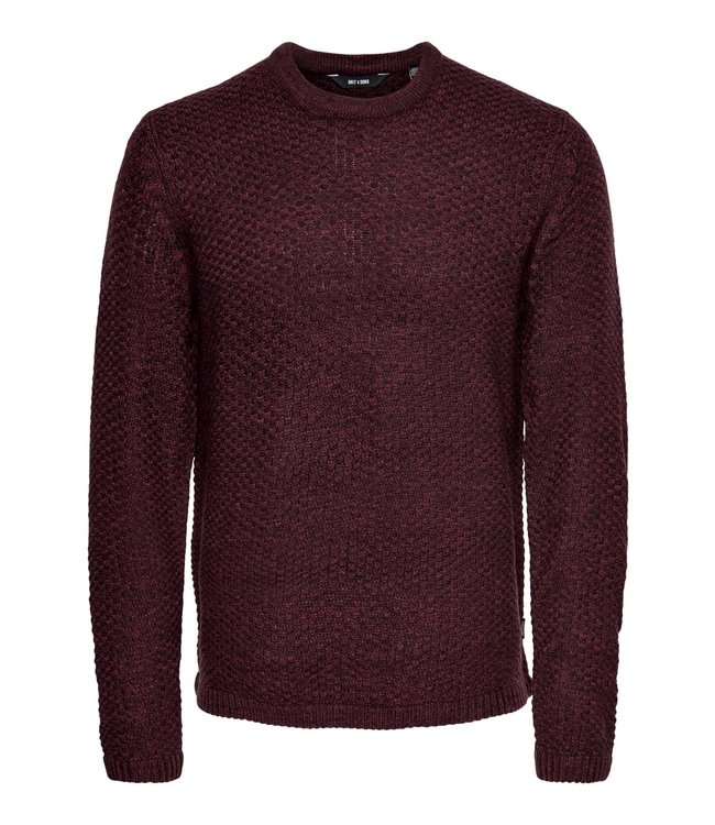 Only & Sons ONSLOCCER 7 STRUC CREW NECK KNIT