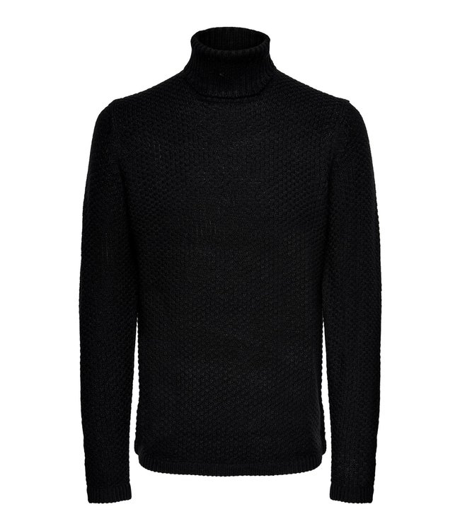 Only & Sons ONSLOCCER 3 STRUC HIGH NECK KNIT