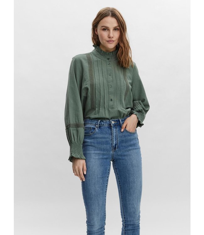 VERO MODA CURVE VMMANA LS BLOUSE - K CURVE GA
