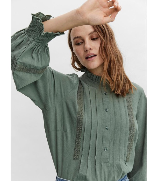 VERO MODA CURVE VMMANA LS BLOUSE - K CURVE GA