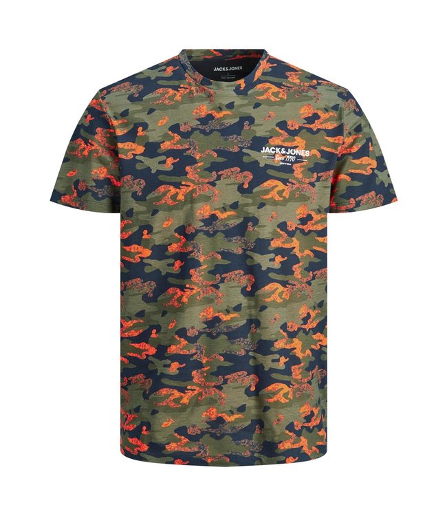 Jack & Jones Junior JJSOLDIER AOP TEE SS CREW NECK JR