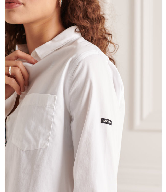 Superdry Modern Tailor overhemd met lange mouwen