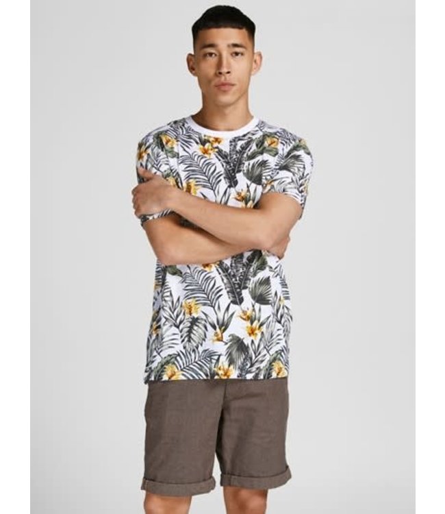 Jack & Jones JPRBLATROPIC AOP SS TEE CREW NECK
