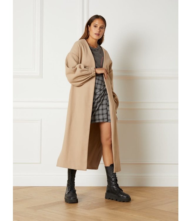 Refined Department ladies knitted oversized coat LEYAH