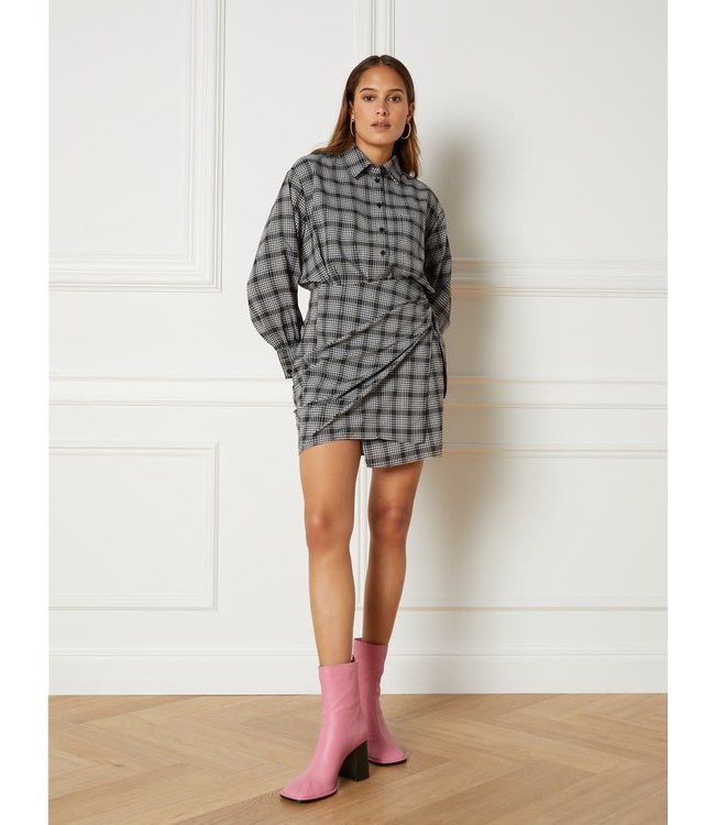 Refined Department woven flowy check skirt JAZZIE