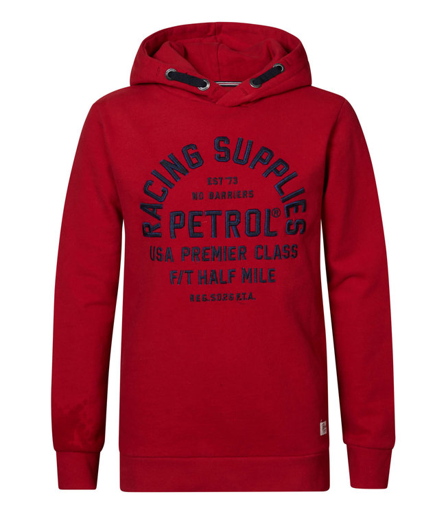 Petrol Boys Sweater Hooded Print