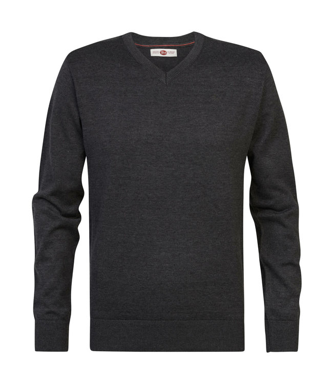 Petrol Men Knitwear V-Neck Basic