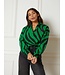 Refined Department ladies knitted zebra polo sweater SYLVIE