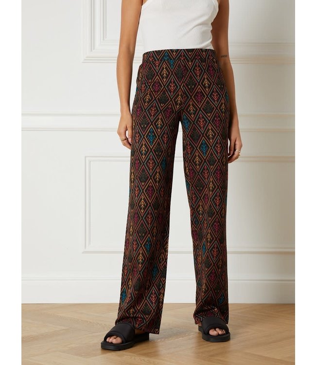 Refined Department ladies woven flared pants ABBA