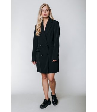 Colourful Rebel Duke Logo Double Breasted Blazer Dress