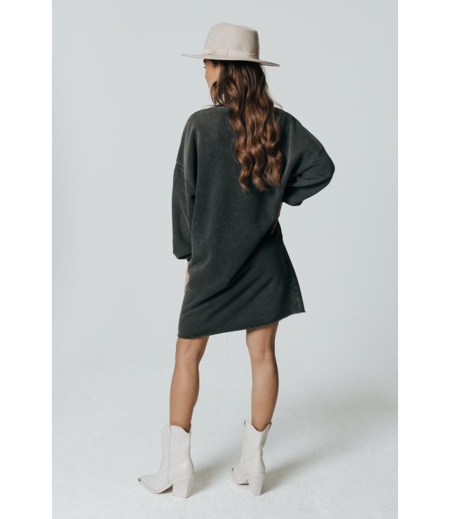 Colourful Rebel Rebel Guitar Acid Wash Drop. Sw. Dress