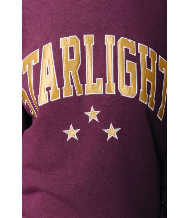 Colourful Rebel tarlight Patch Dropped Shoulder Sweat